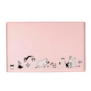 Silikoneunderlag Mumitroldene Pink 48x30 cm