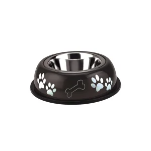 Skål “NICE DINER” brun/sort, 19,5 cm – 0,35 L