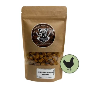 Slagterhundens Gourmet-Bidder 100% Kylling Naturlig Hundegodbid 100 g