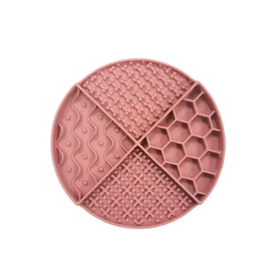Slikkemåtte Rosie21x21x2,4 cm bordeaux