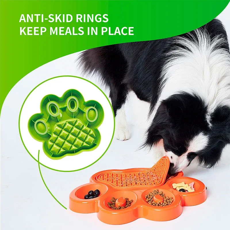 Slow Feeder Lick Pad 36x30x3 cm grøn - Image 2