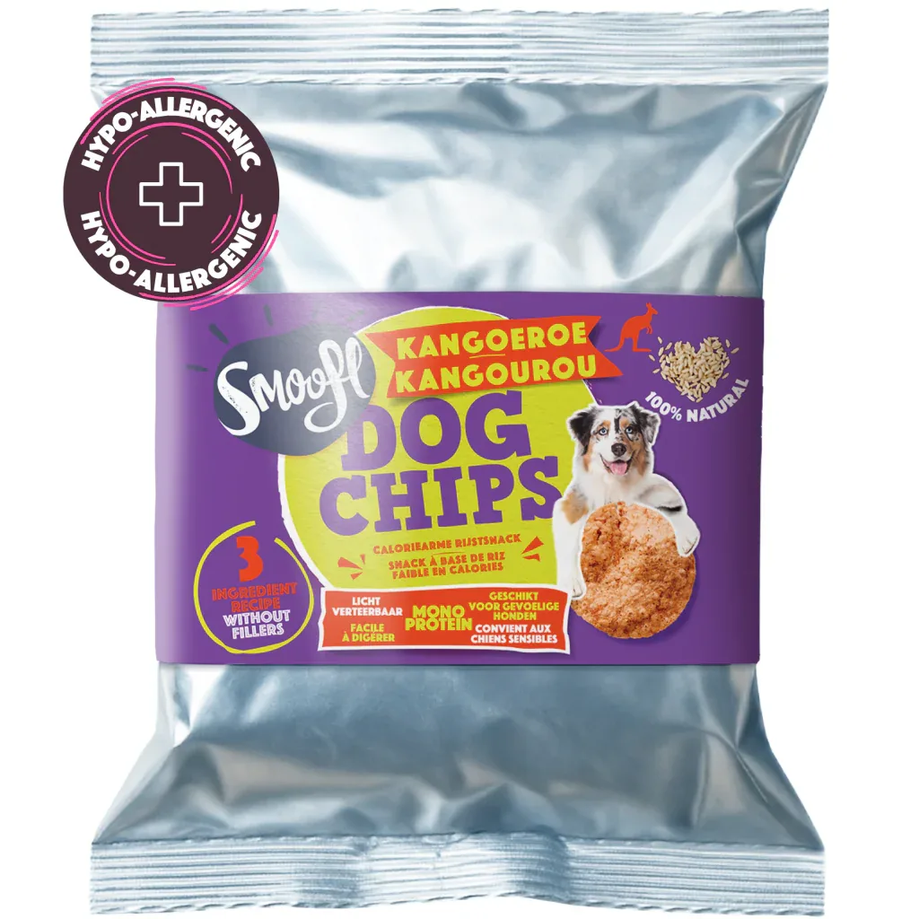 Smoofl – Hundechips m. Kænguru – 50g