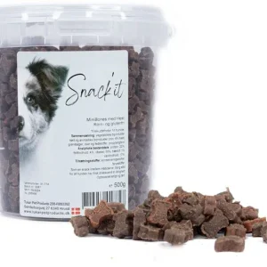 Snack’it Semi-Moist Mini Bones m. hest | 500g
