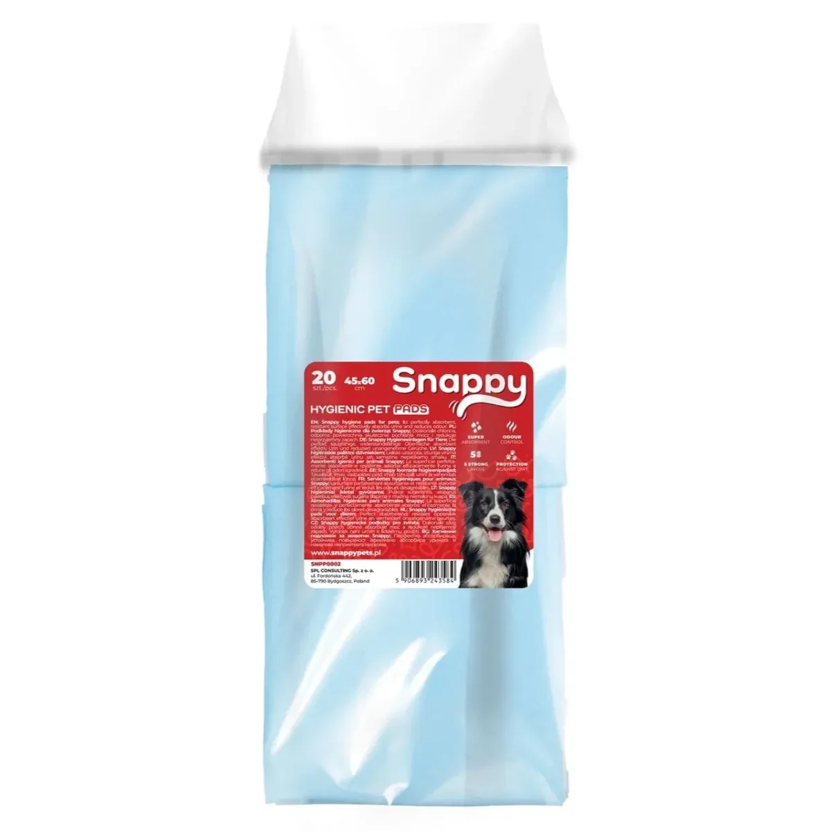 Snappy hygiejneunderlag 45×60 cm – Ultraabsorberende og lækagesikre