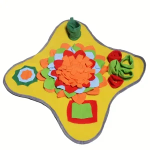 Snusemåtte – Kvadrat – Gul
