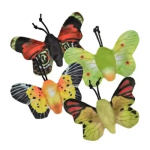 Sommerfugl 12 cm 2-pak ass farver