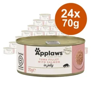 Sparepakke: 24 x 70 g Applaws i gelé