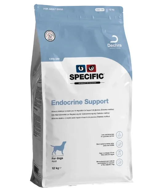 Specific CED-DM Endokrine - ernæringsmæssig støtte til hunde med diabetes og andre endokrine lidelser såsom hypothyroidisme og Cushings sygdom