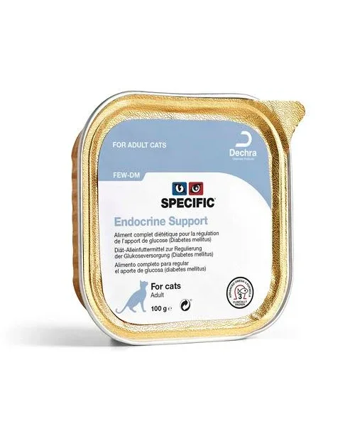 Specific FEW-DM vådfoder til katte - Endocrine support 7 x 100g