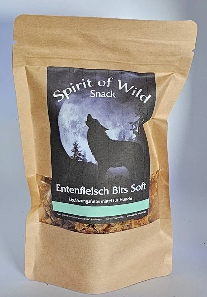Spirit of Wild – Bløde Godbidder m. And – Kornfri – 100g