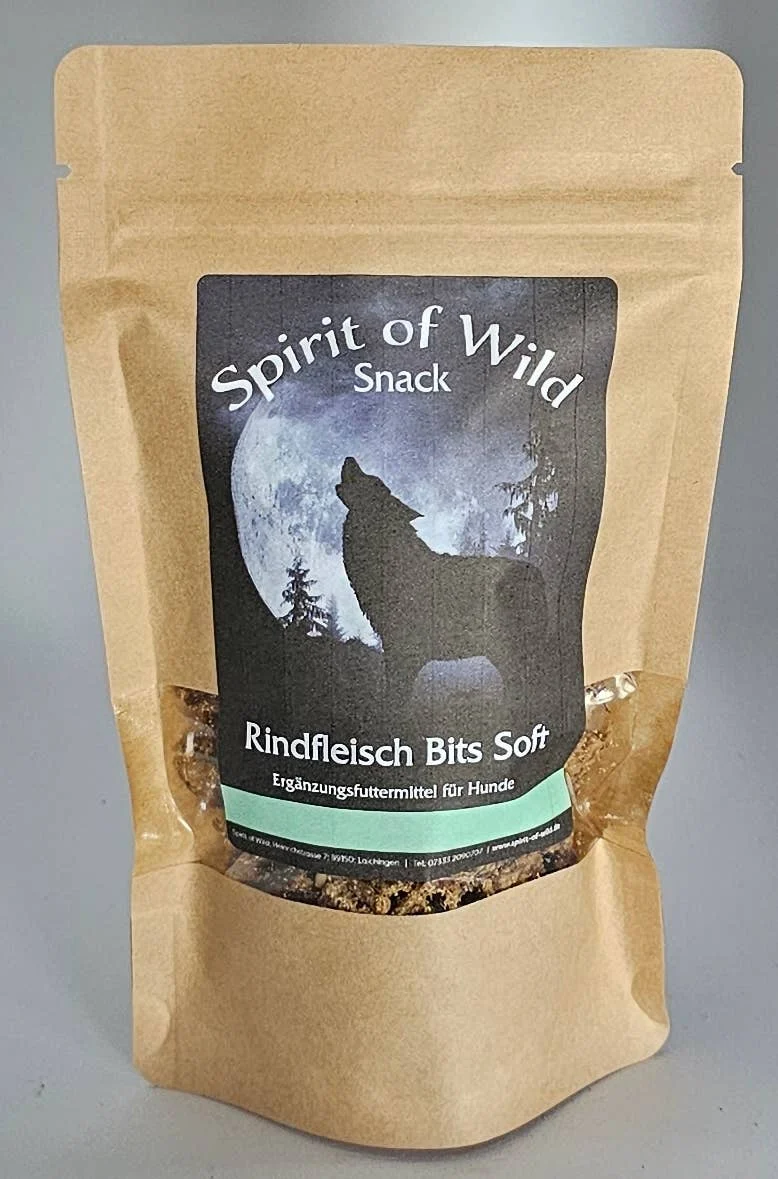 Spirit of Wild – Bløde godbidder m. Oksekød – Kornfri – 100g - Image 2