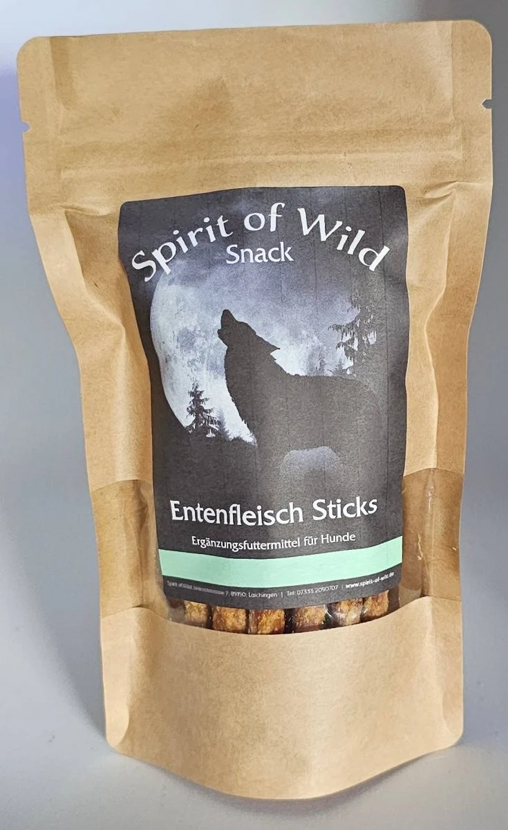 Spirit of Wild – Kødpind m.And – Kornfri – 100g - Image 2