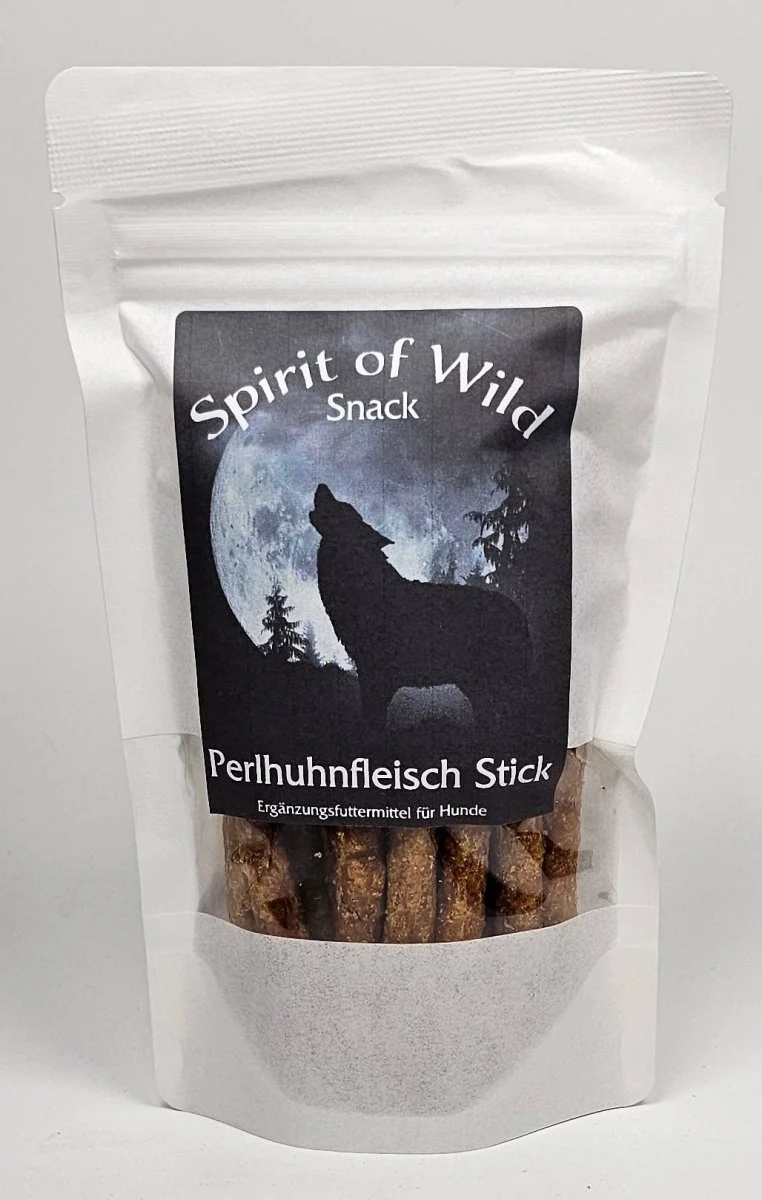 Spirit of Wild – Kødpinde m. Perlehøne – Kornfri – 100g - Image 2