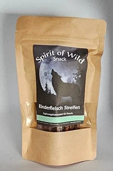 Spirit of Wild – Snack – Kødsstrimler m. Okse – 100g - Image 2
