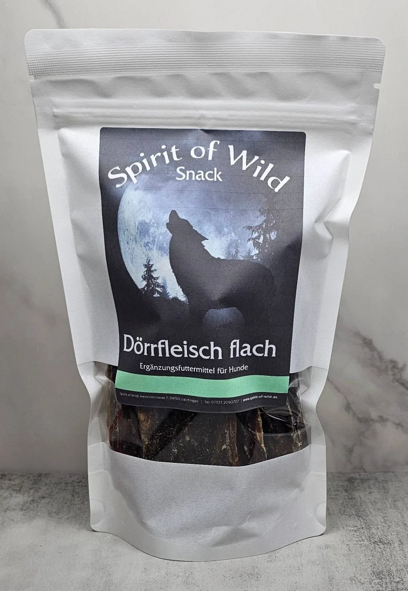 Spirit of Wild – Tyggesnack – Okse jerky – Kornfri – 150g