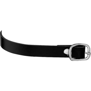 Spore strop – 45cm – sort læder