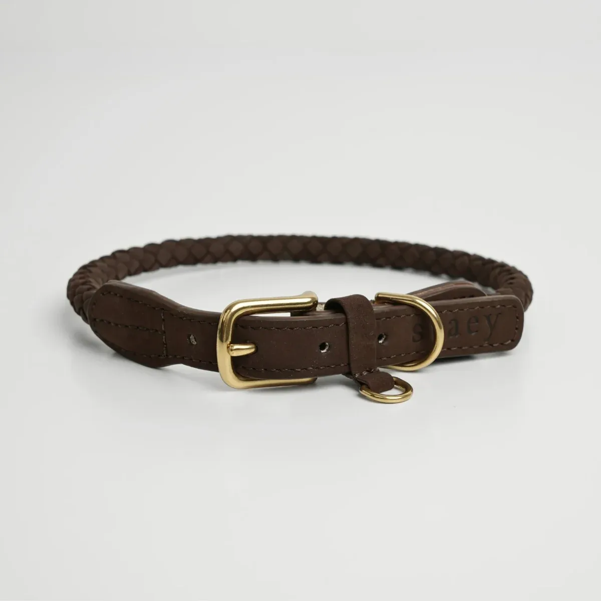 Staey – Kaia Flettet Halsbånd, Dark Oak