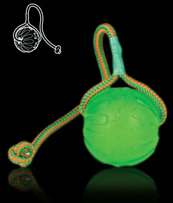 Starmark Hundelegetøj Slidstærkt, Swing ´n Fling Chew Ball - Image 2