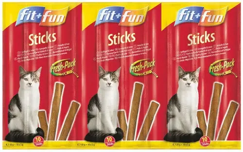 Sticks fjerkræ & lever 10 stk 50 g