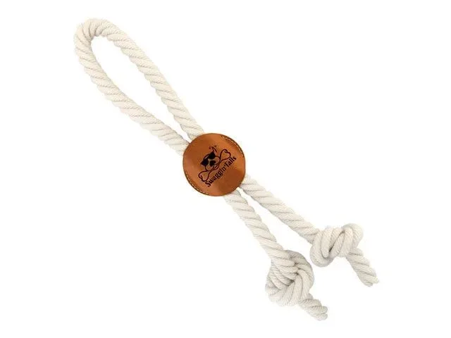 Swaggin Tails Knotted Rope Medalion – Hundelegetøj 40CM