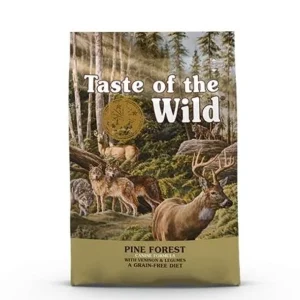 Taste of the Wild Pine Forest – Hjort og lam – 12,2kg