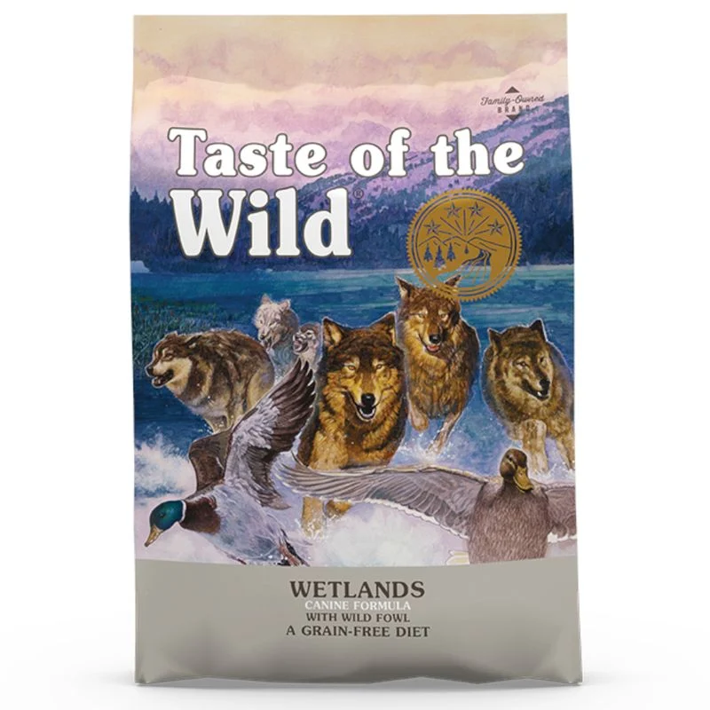 Taste of the Wild Wetlands – And, vagtel og kalkun – 12,2kg