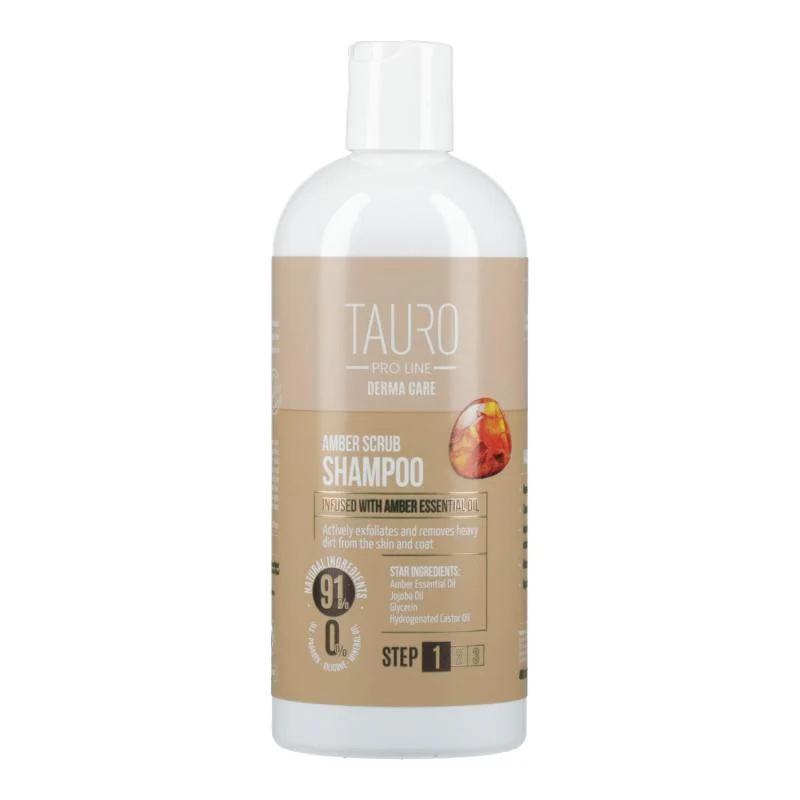 TAURO PRO LINE Derma Care Amber Scrub Shampoo 400 ml - Image 2