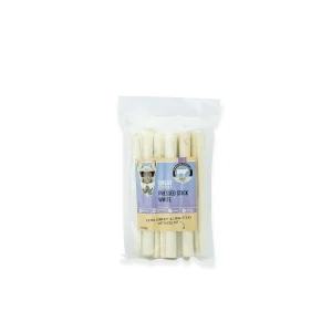 TE Pressed Stick White 20×2 cm 10 pcs