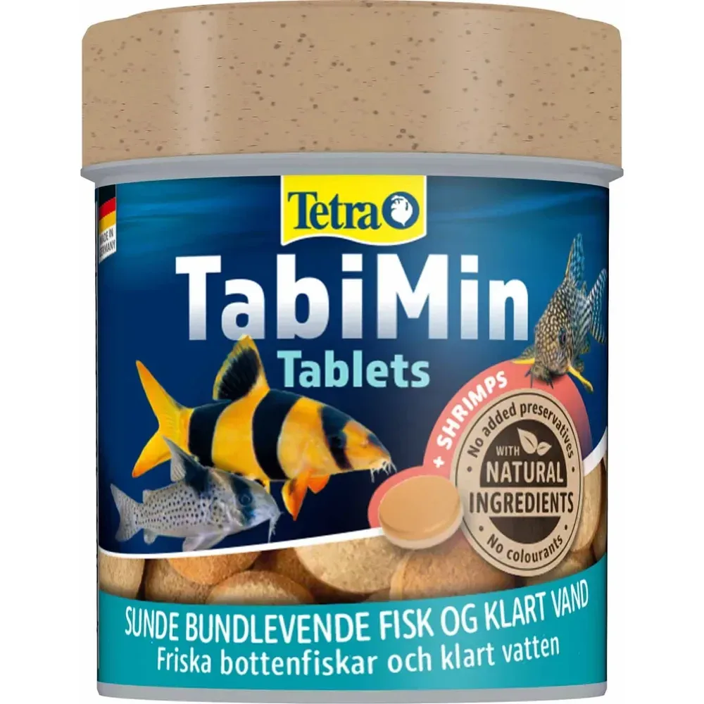 Tetra Tabimin 120 tablets Akvariefisk Foder