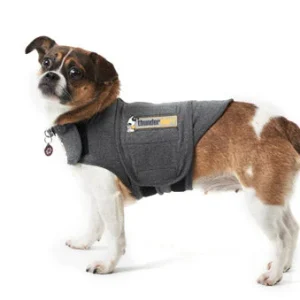 Thundershirt til hund small 43-53 cm 7-11 kg grå