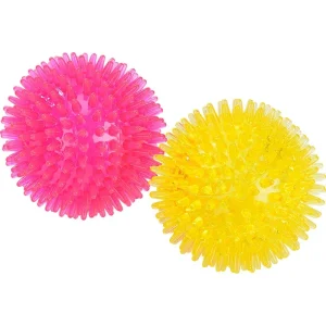 TPR bold m/knopper ca. 6 cm gul/pink