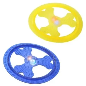 TPR Frisbee Flash Blink Ø22 cm ass farve blå / organge