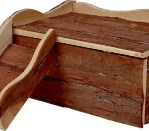 Træhus Ida m/rampe 30 x 16 x 20 cm