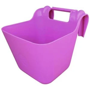 Transportkrybbe pink/grøn/sort 13,5 l