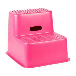 Trappe 2 trin opstig 41 cm pink