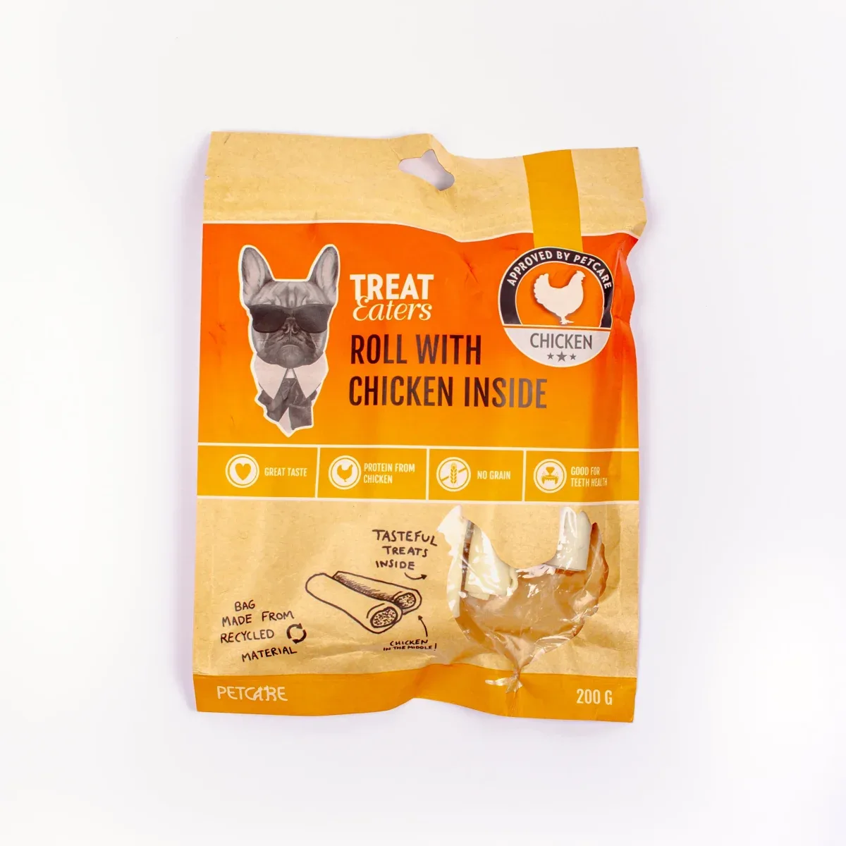 Treateaters – Fyldte tyggeben, 200g
