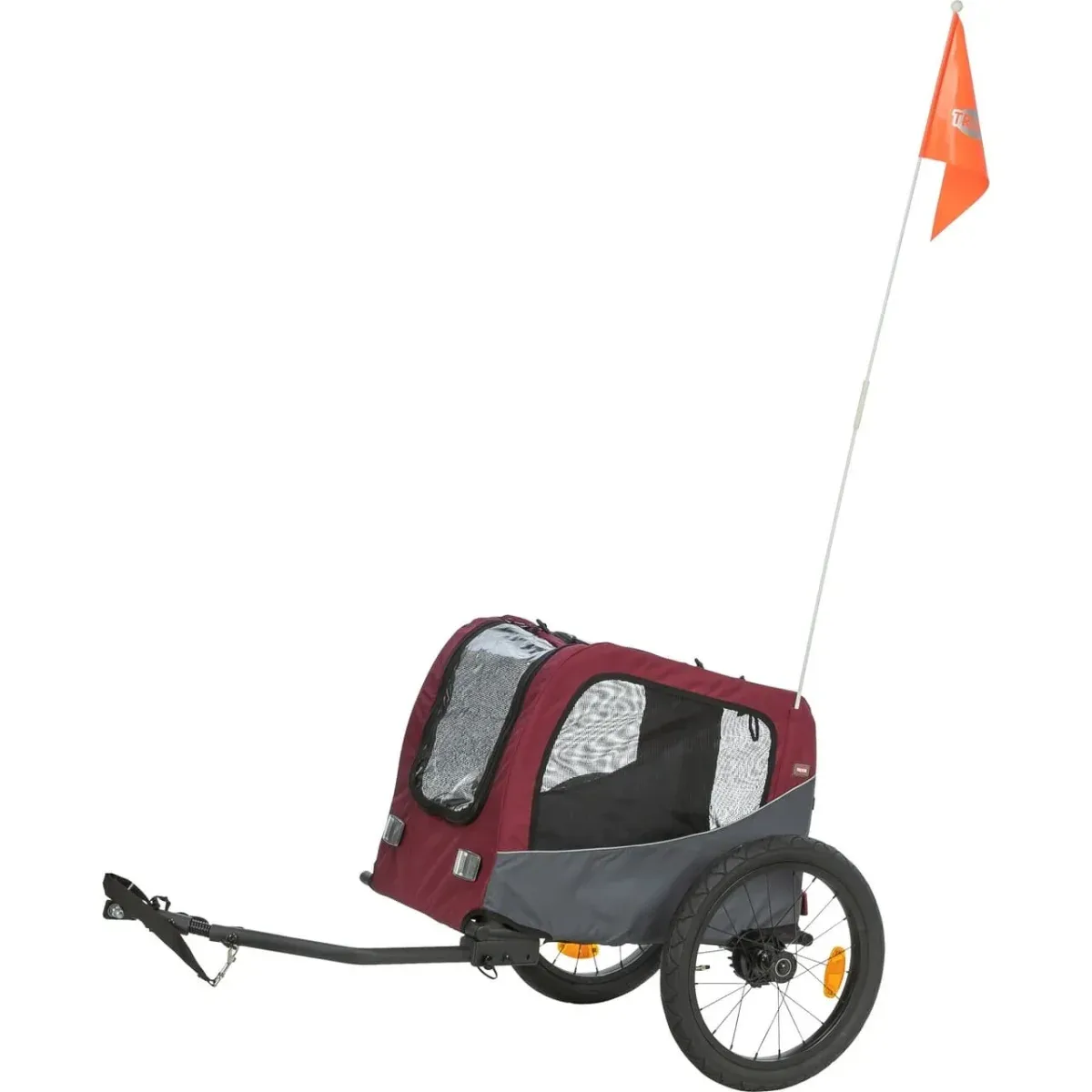 Trixie Cykeltrailer S til hund 15 kg – Sammenklappelig hundetrailer