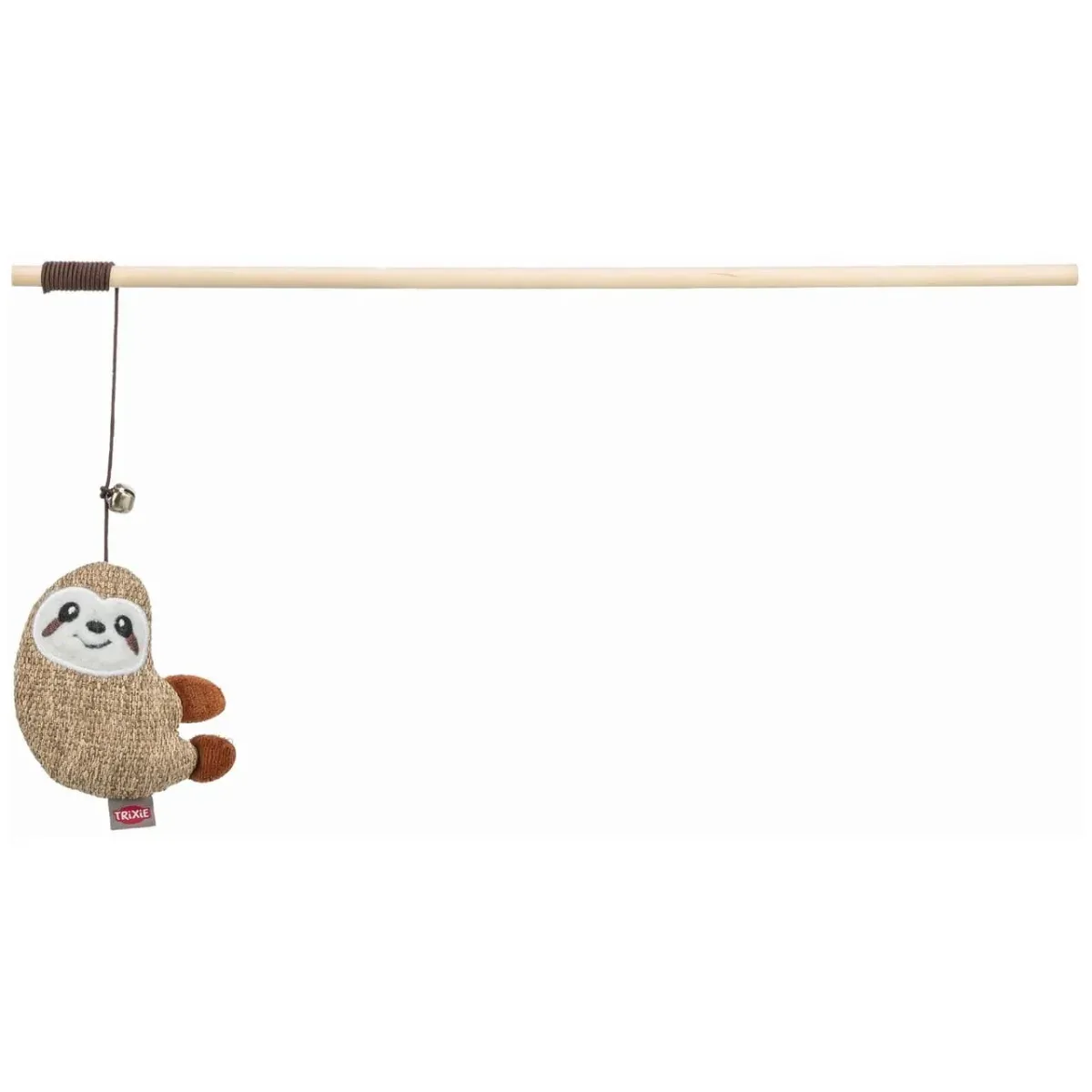 Trixie drillepind med dovendyr i plys og træ – 38 cm