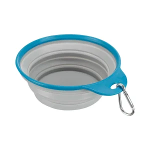 Trixie foldbar rejseskål fast kant 500 ml