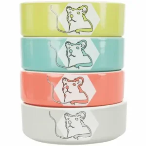Trixie keramikskål hamster, ass. Farver – 90 ml.