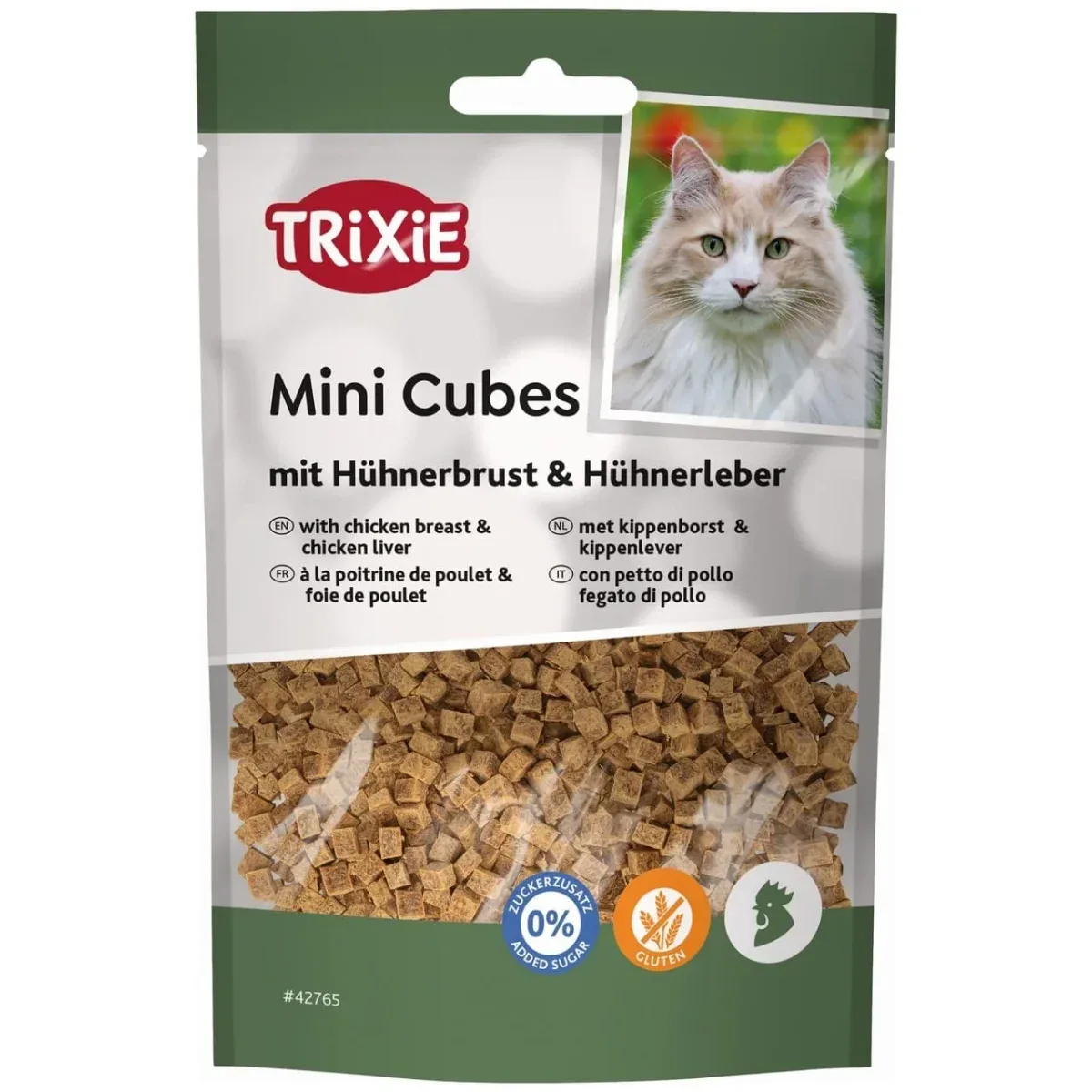 Trixie Mini Cubes med kyllingebryst og kyllingelever 50 g