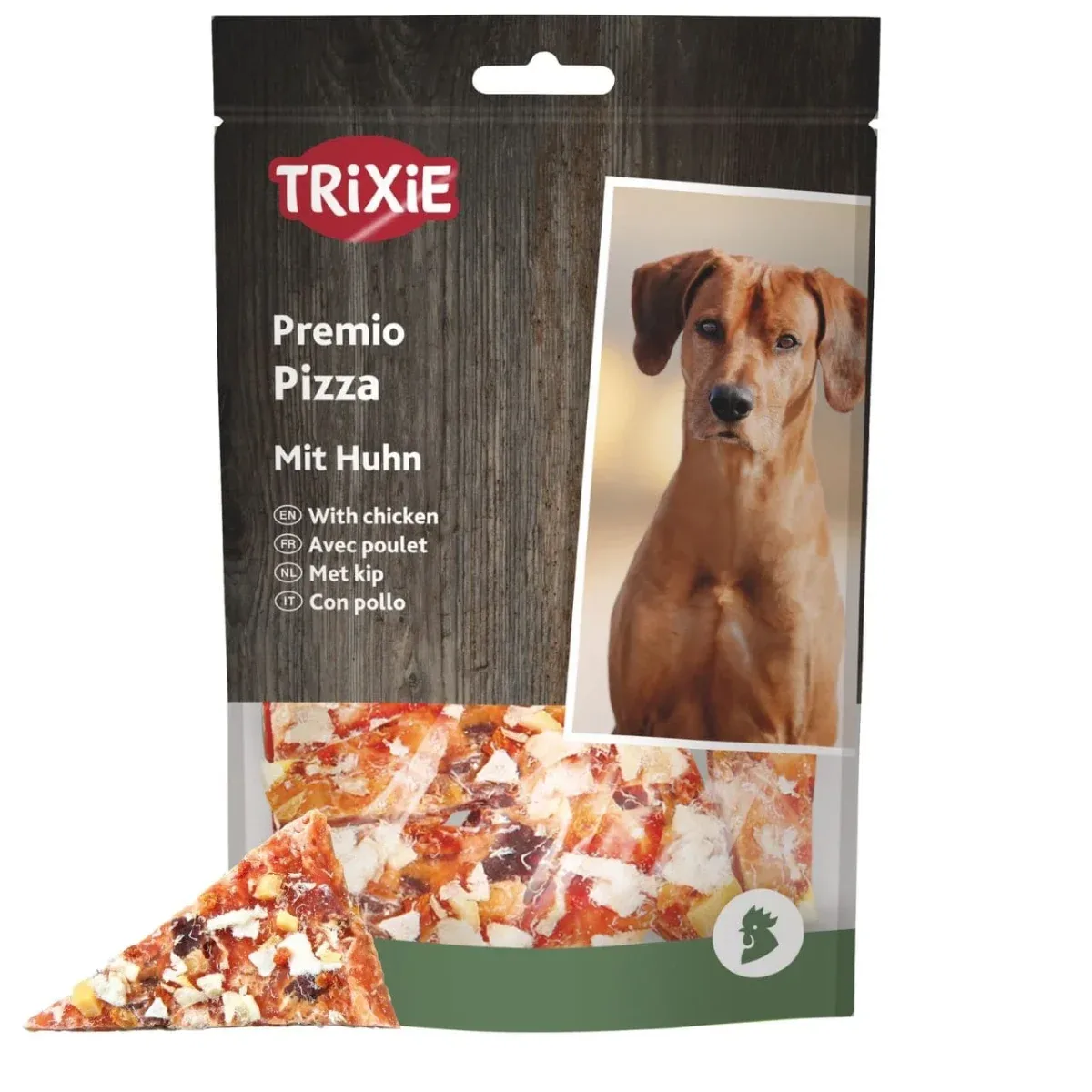 Trixie Premio Chicken Pizza 100g – Proteinrig hundesnack med kylling