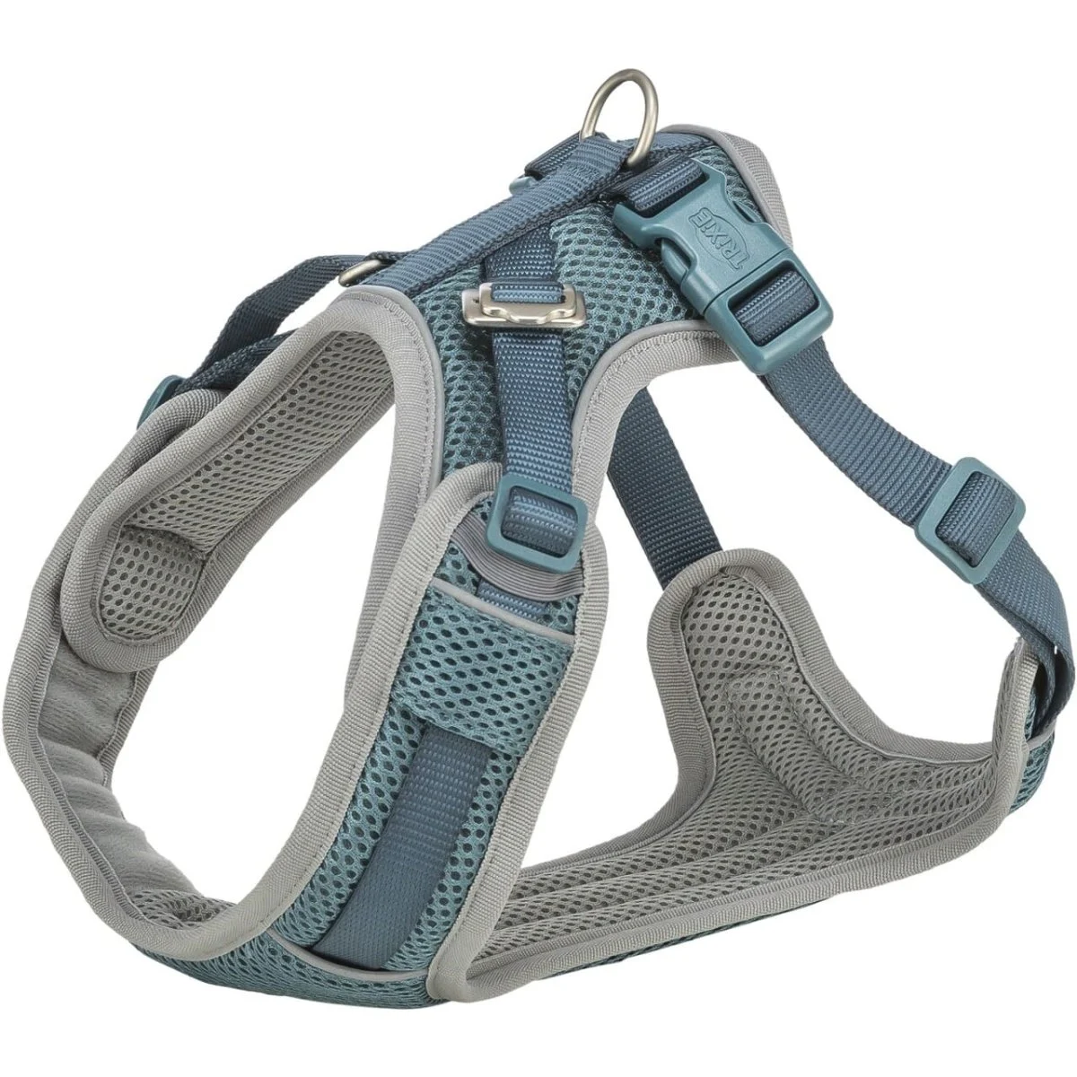 Trixie Premium FlexMesh Petrol hundesele bred pasform - Image 2