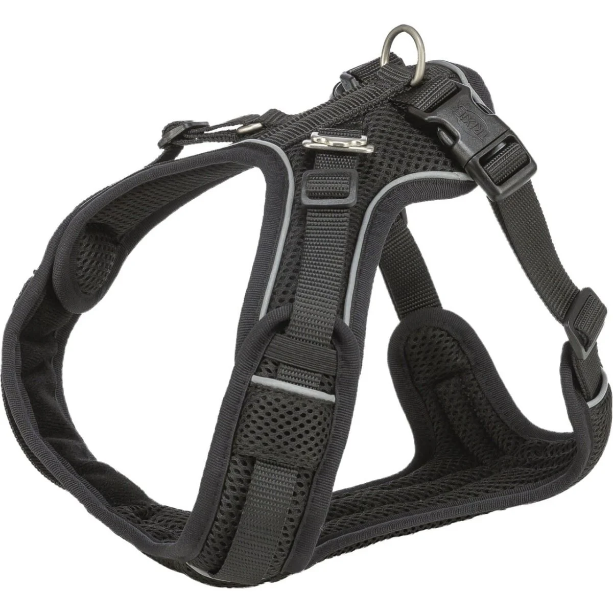 Trixie Premium FlexMesh Sort hundesele bred pasform - Image 2