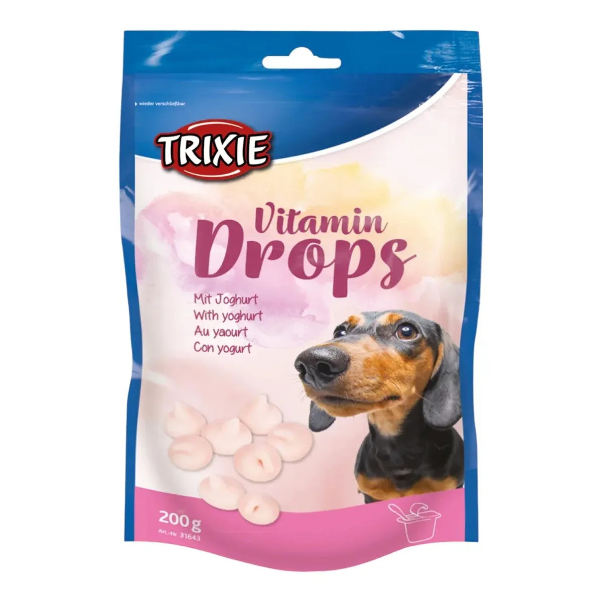 Trixie – Vitamin Drops m. Yoghurt 200g.