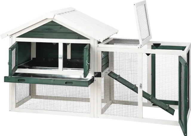 Udendørsbur Woody Cottage 2.0, 159x58x91 cm