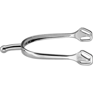 ULTRA fit spurs with Balkenhol fastening – Stainless steel, 30 mm rounded