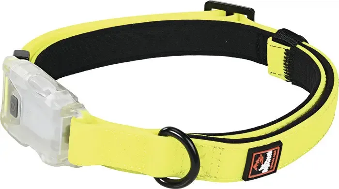 USB lyshalsbånd Polar Light ca 300 m synlighed S gul