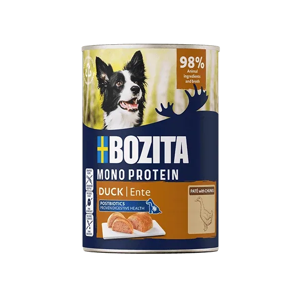 Vådfoder MONOPROTEIN til hunde med And.