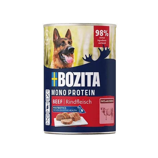 Vådfoder MONOPROTEIN til hunde med Okse
